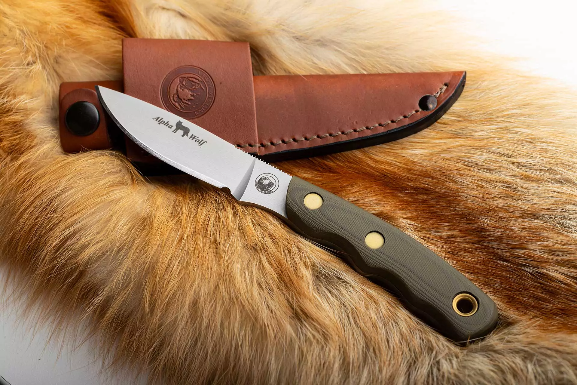 Hunting Knife by Knives of Alaska, Alpha Wolf