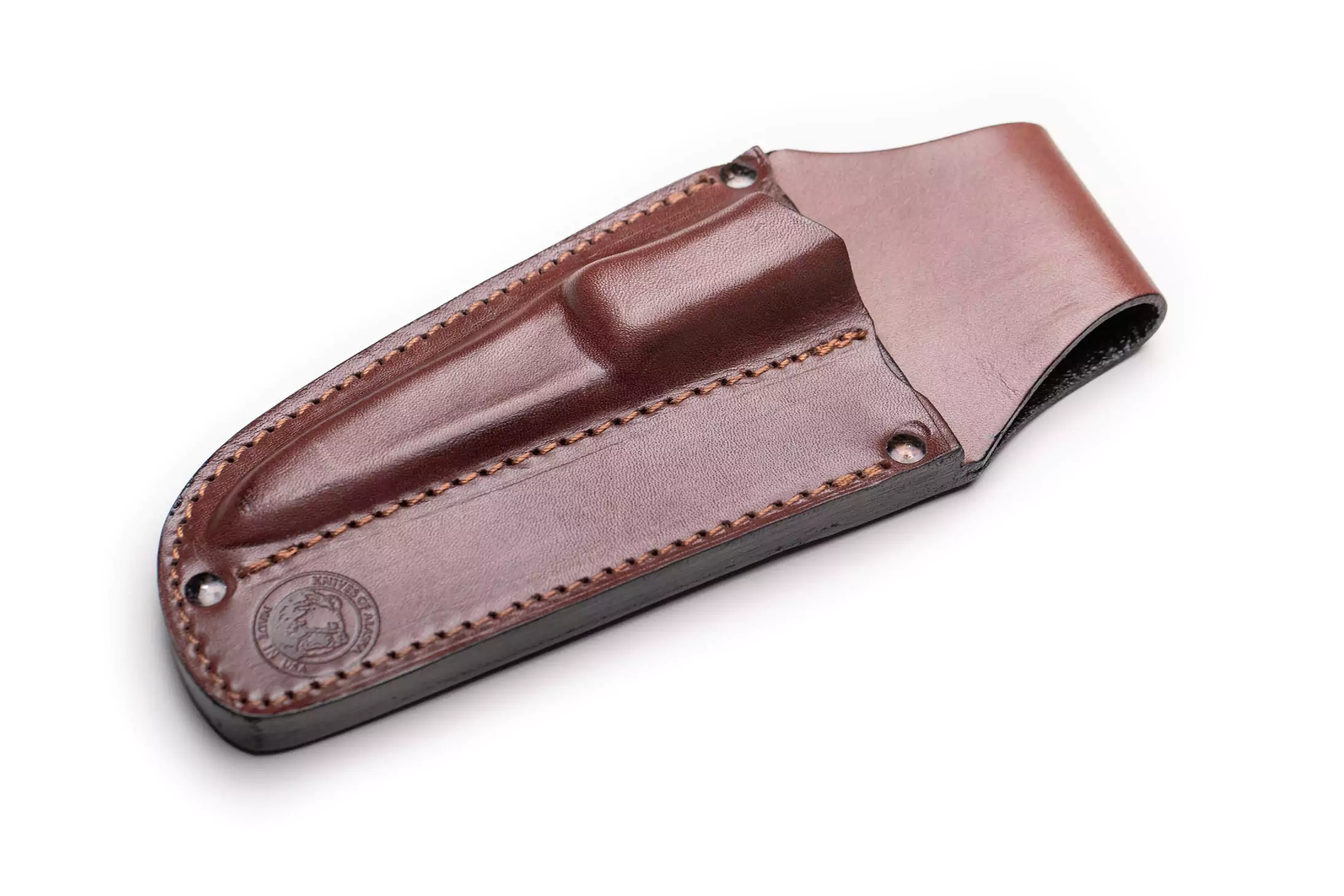 Leather sheath for Light Hunter and Cub Bear combo from Knives of Alaska