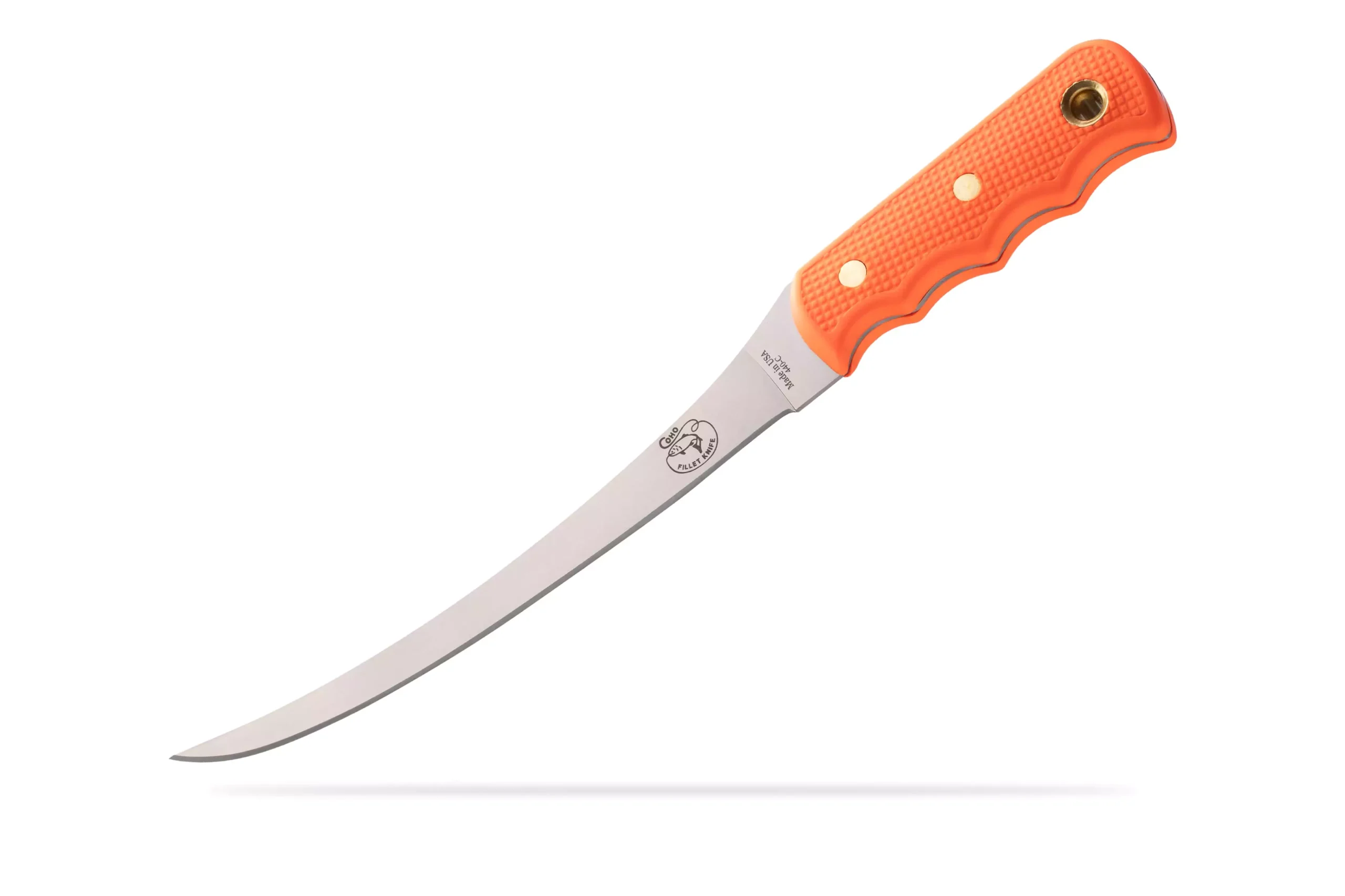 Knives of Alaska Coho Fillet Knife with 440C stainless steel blade and Suregrip handle