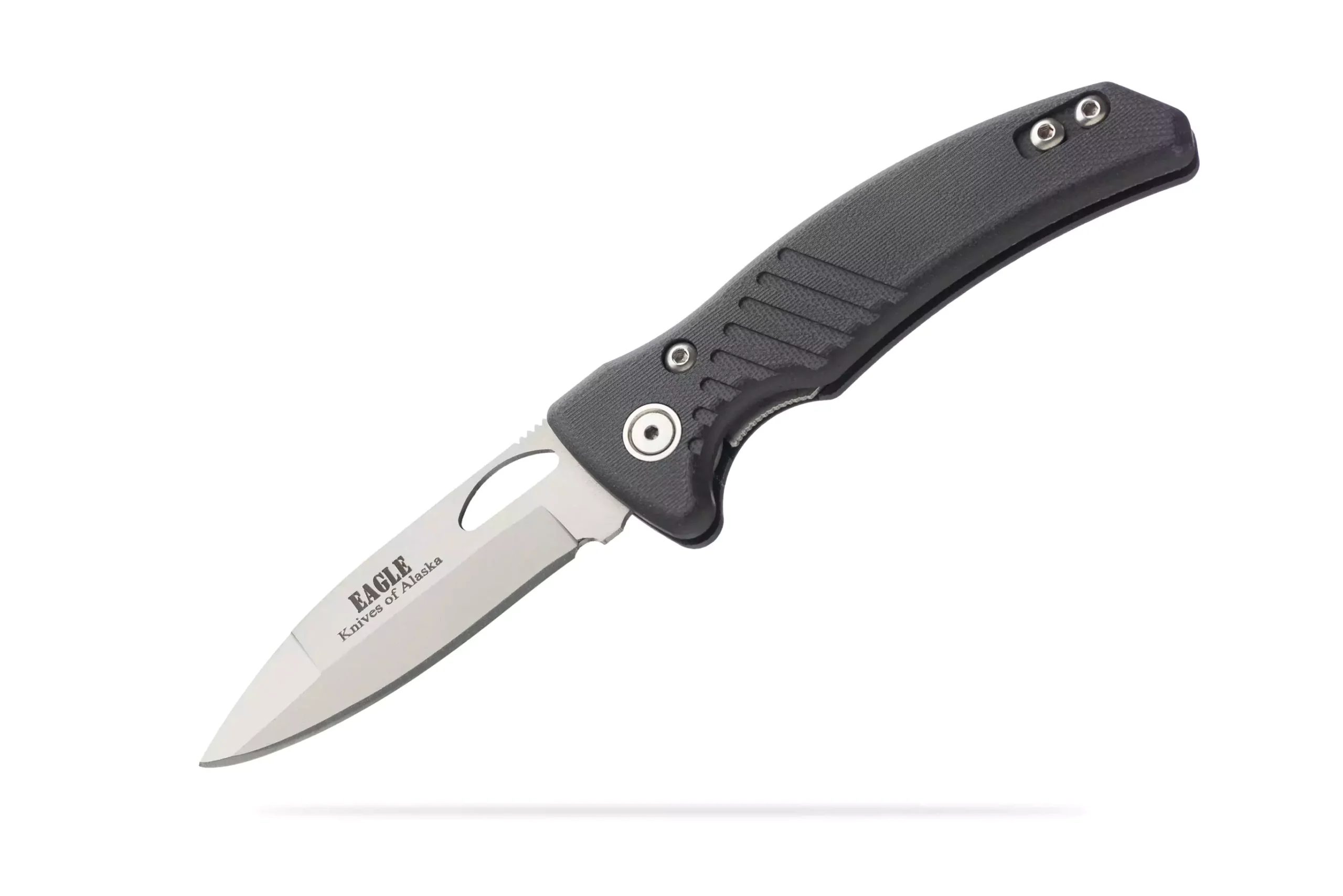 Eagle Liner Lock folding knife with black G10 handle and drop point blade