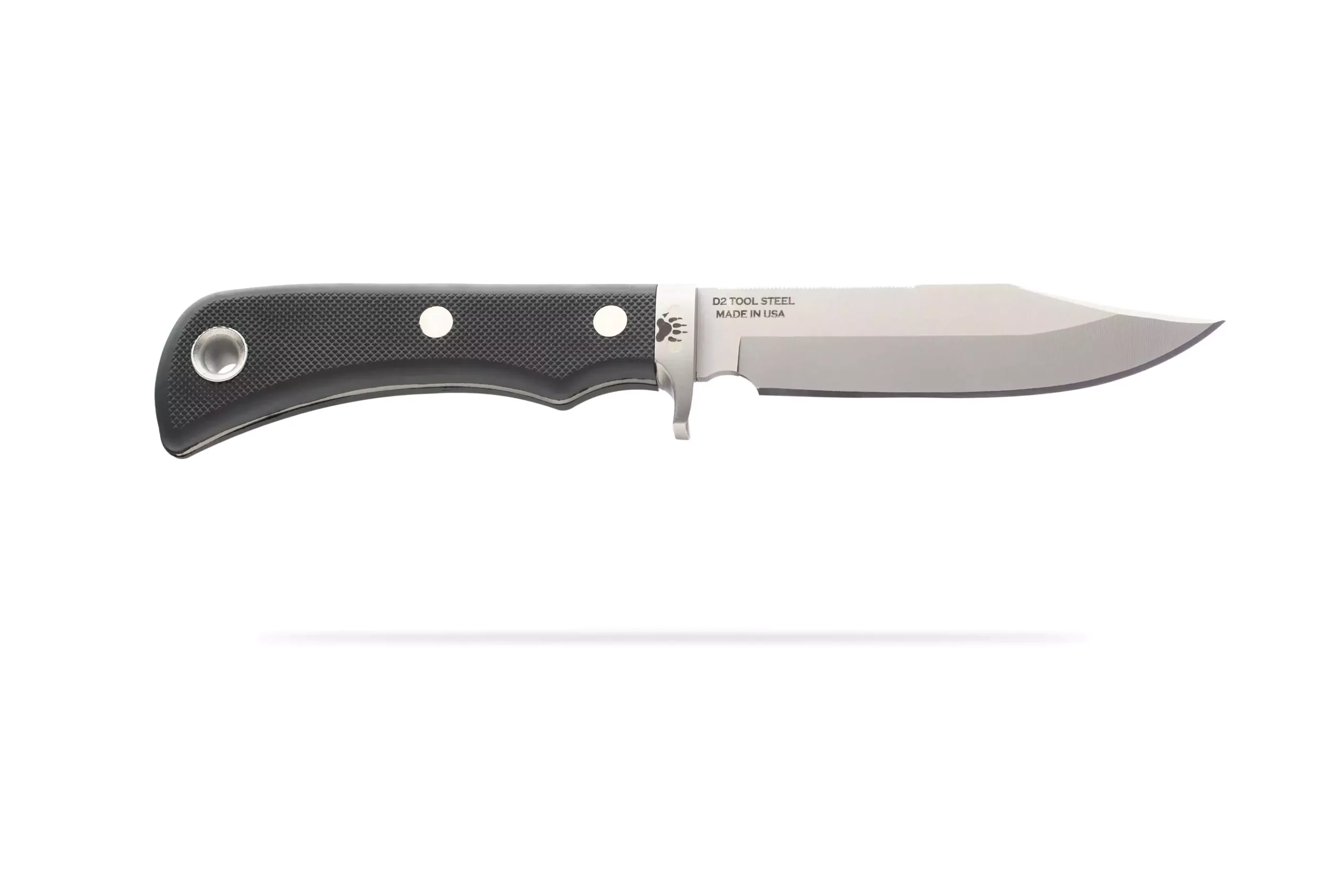 Magnum Wolverine fixed-blade knife with Suregrip handle and D2 tool steel blade