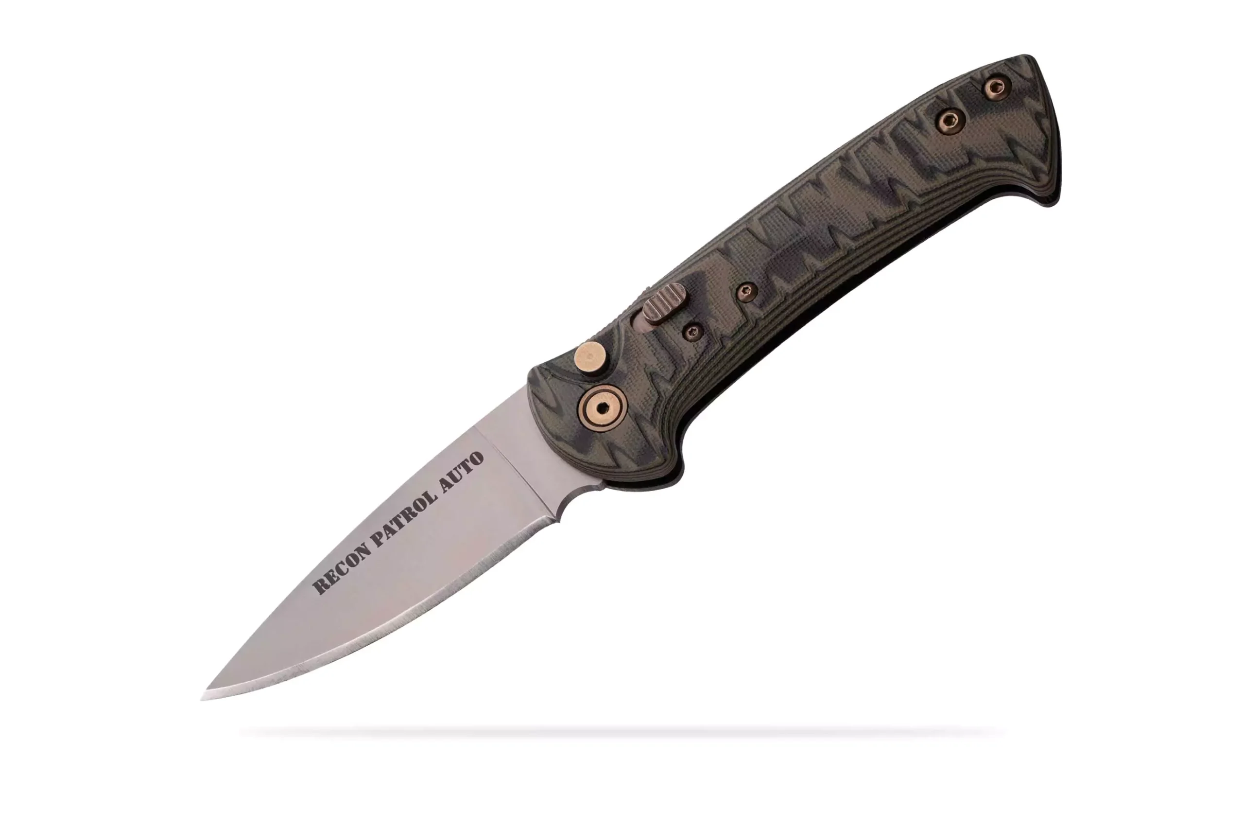 Recon Patrol Auto knife with G10 handle and premium design