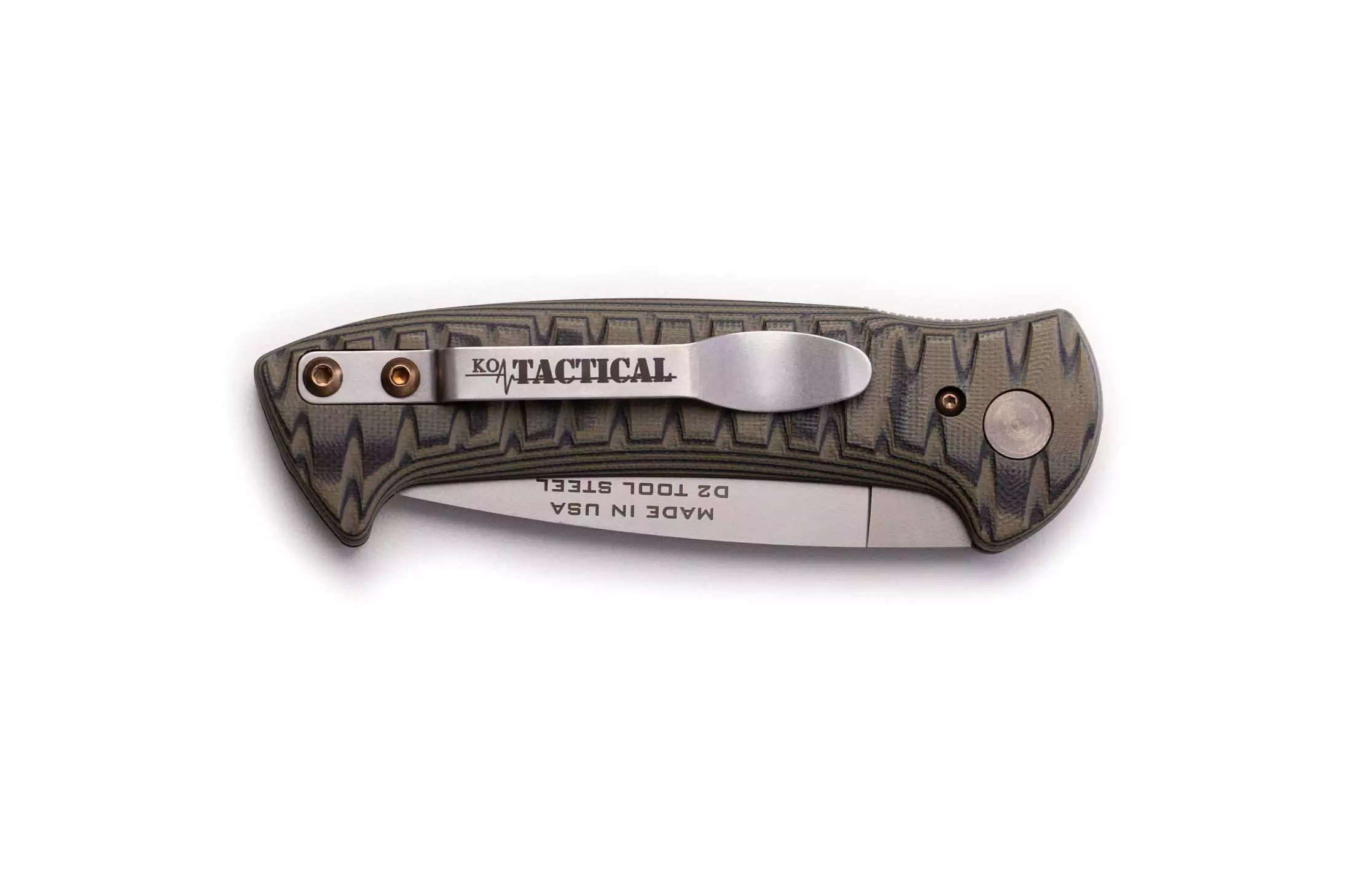 Recon Patrol Auto folding knife with G10 handle and D2 tool steel blade