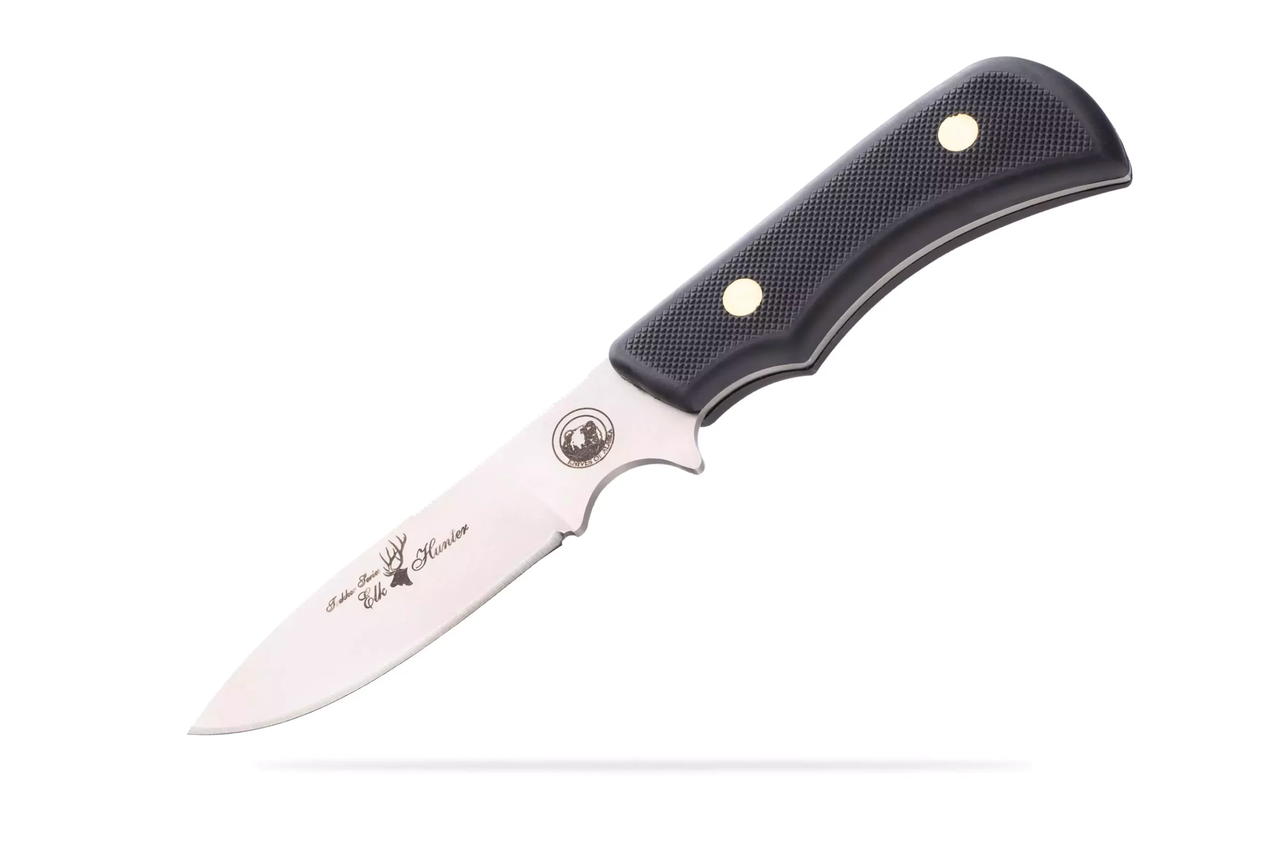 Trekker Elk Hunter knife with SureGrip handle and D2 tool steel blade designed for precision hunting tasks.