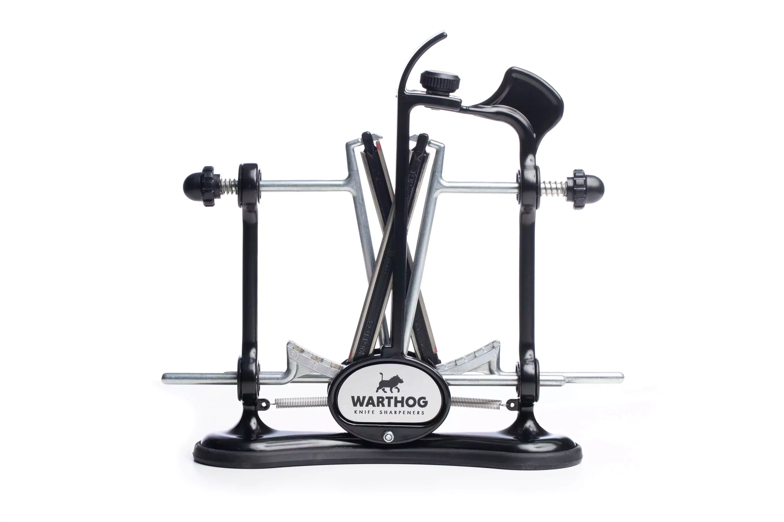 V-Sharp Warthog knife sharpener with adjustable angle guides