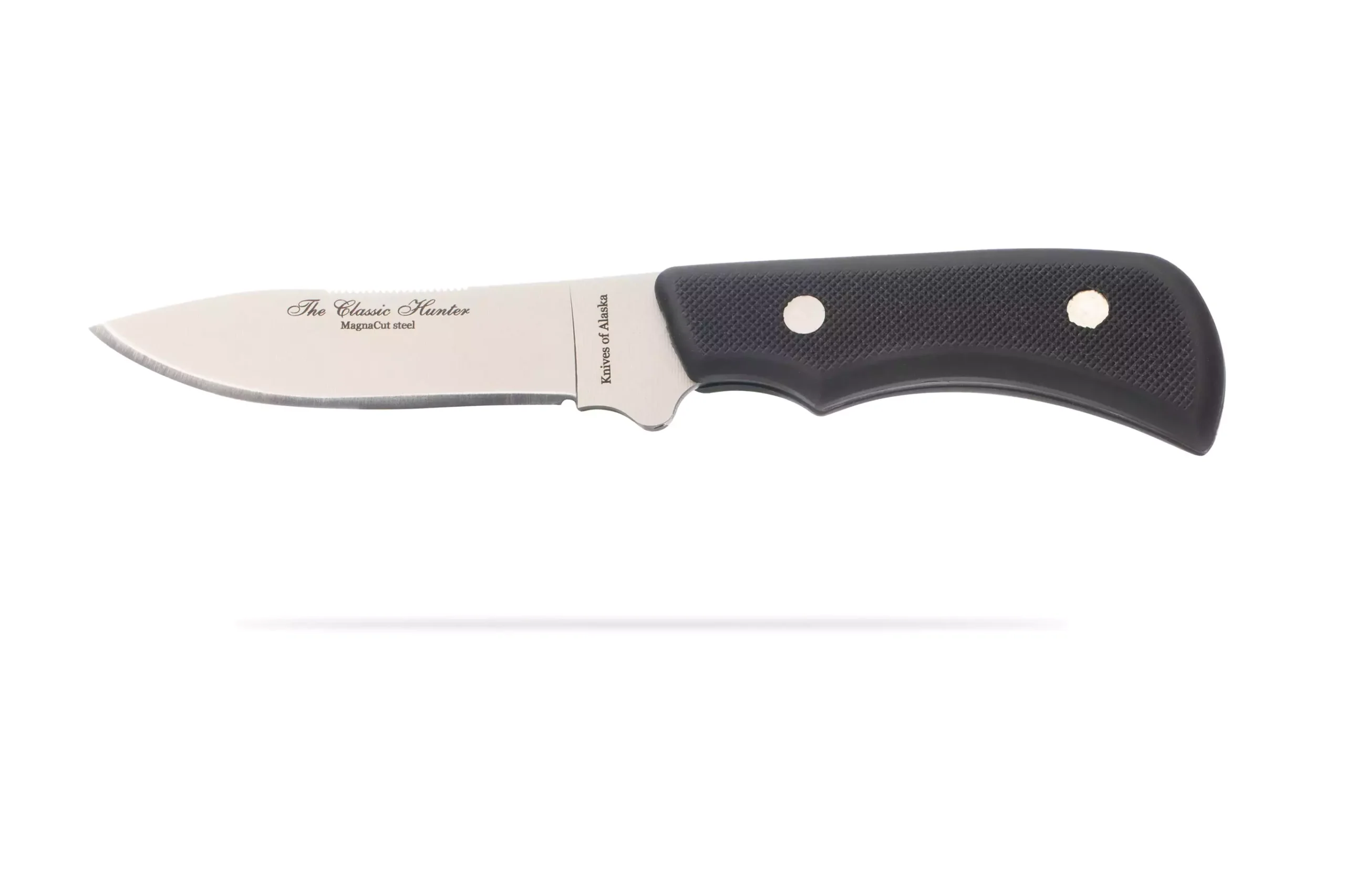 Knives of Alaska Classic Hunter knife with Suregrip handle and ceramic peened non-glare finish
